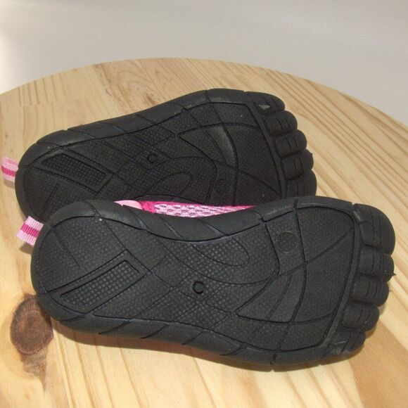 Lifeguard Pink Toddler Rubber Bottom Swim Water Shoes Size 7/8 - Picture 5 of 7